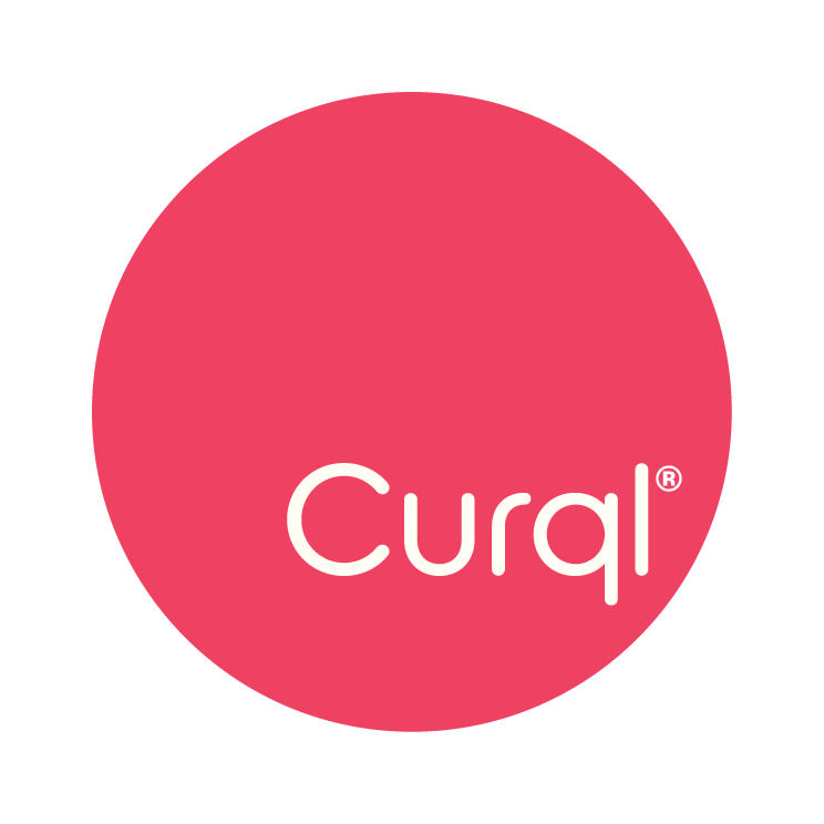 the Curql logo - a circle with the text "Curql" inside
